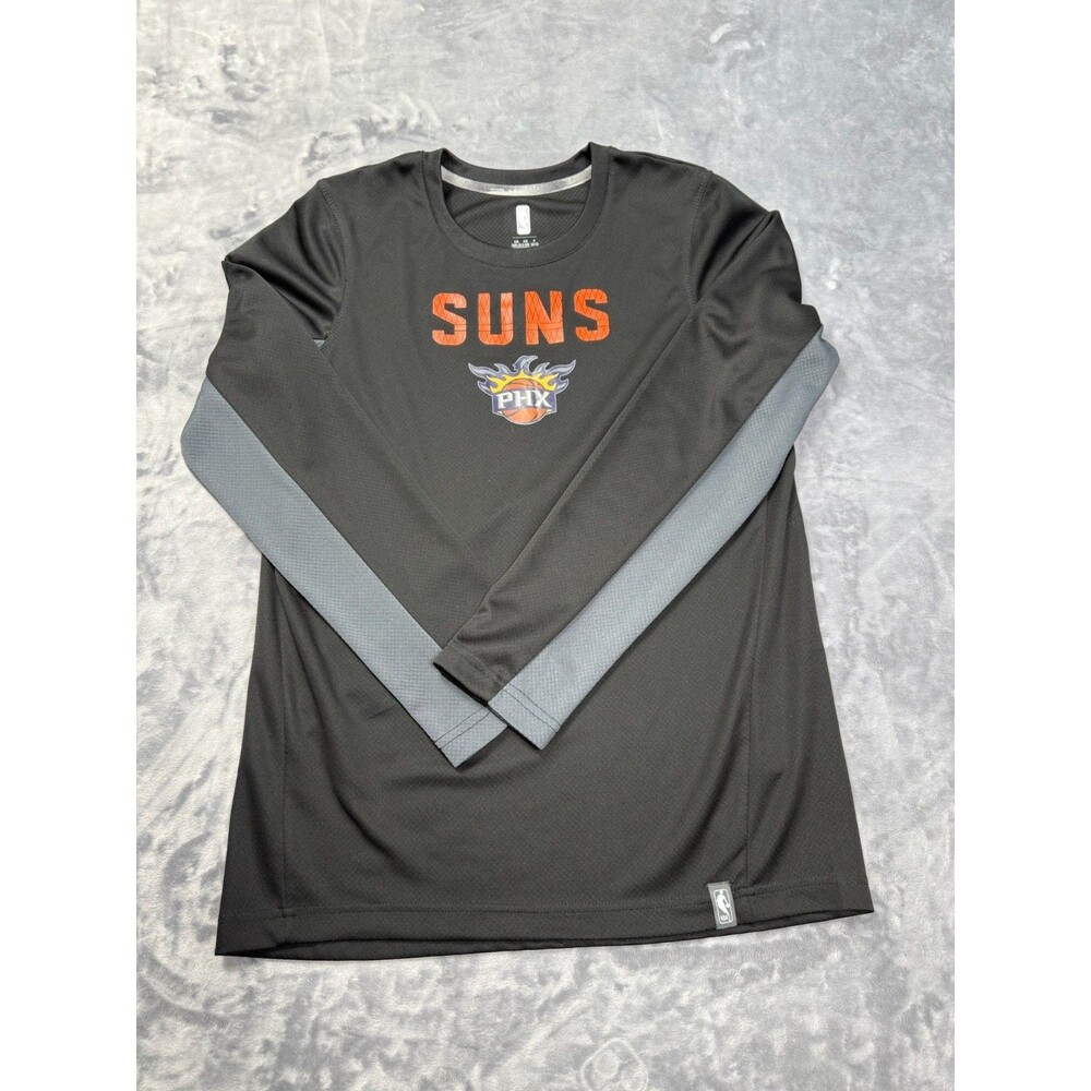 Phoenix Suns NBA Apparel black Long Sleeve Shirt Size XL 18/20
